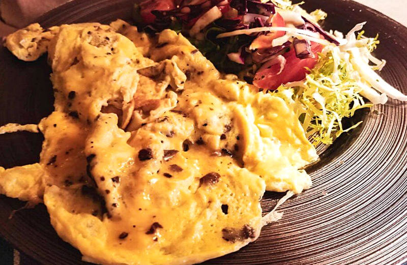 Szarvasgombás omlett - francia recept